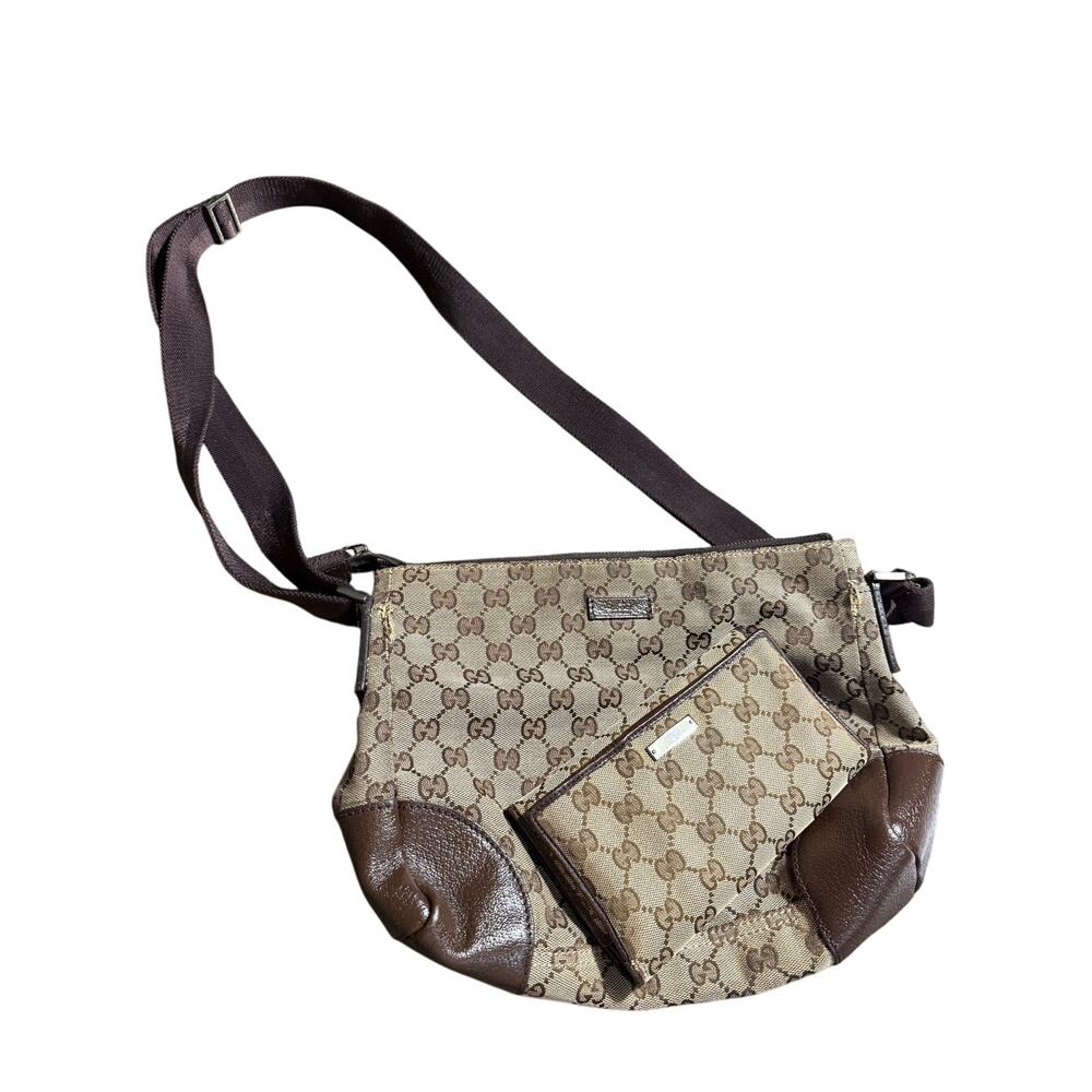 Gucci original GG messenger bag and wallet